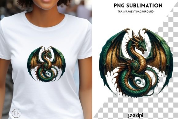 Fantasy Dragon Watercolor Illustrations for Branding