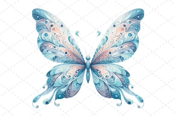 FlutterArt Watercolor Butterfly Illustrations Review