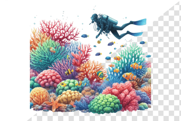 Watercolor OceanVista Coral World: A Stitch Review